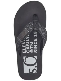 Zehentrenner in Schwarz