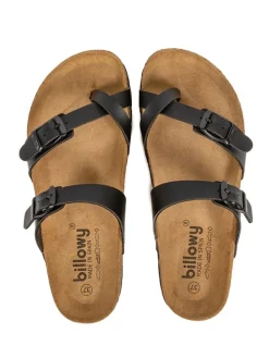 Zehentrenner in Schwarz