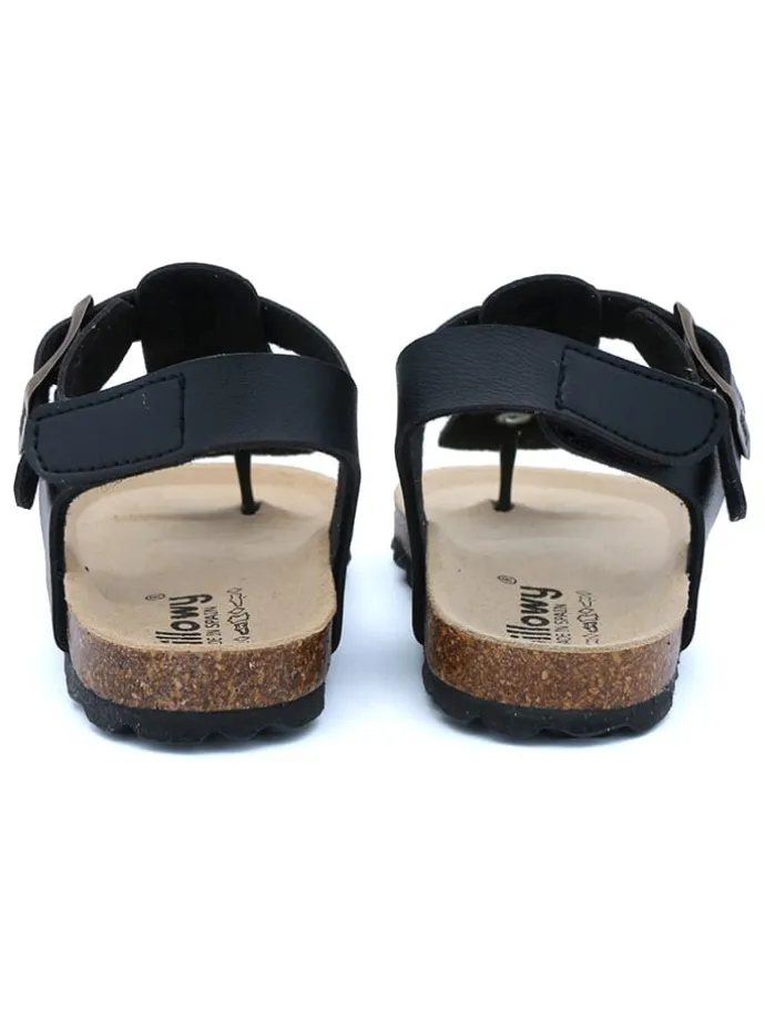 Zehentrenner in Schwarz