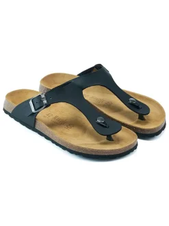 Zehentrenner in Schwarz