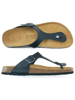 Zehentrenner in Schwarz