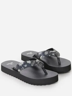 Zehentrenner in Schwarz