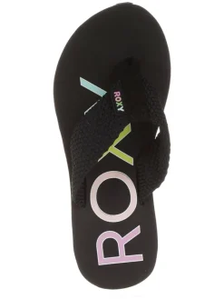 Zehentrenner in Schwarz/ Bunt