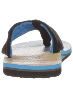 Zehentrenner in Schwarz/ Bunt