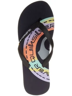 Zehentrenner in Schwarz/ Dunkelblau