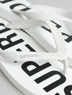 Zehentrenner in Weiß