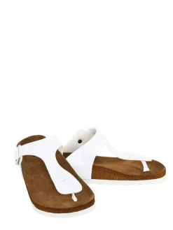 Zehentrenner in Weiß