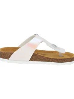 Zehentrenner in Weiß