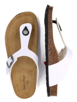 Zehentrenner in Weiß