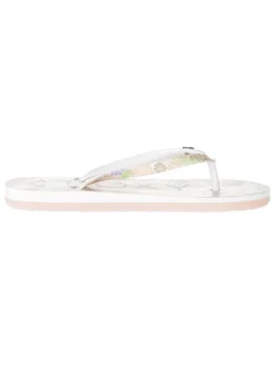 Zehentrenner in Weiß/ Bunt