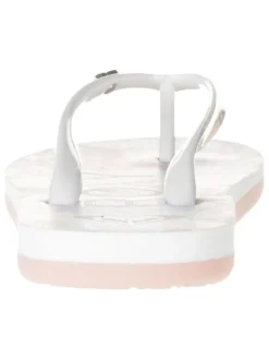 Zehentrenner in Weiß/ Bunt