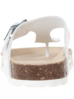 Zehentrenner in Weiß/ Bunt