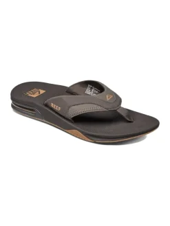 Zehentrenner Sandale Fanning in Brown/Gum